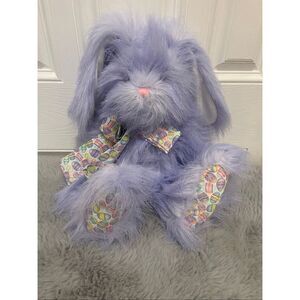 FuzzieBuns Purple 16” Boyds Bears Plush Rabbit Bunny Easter Bunny